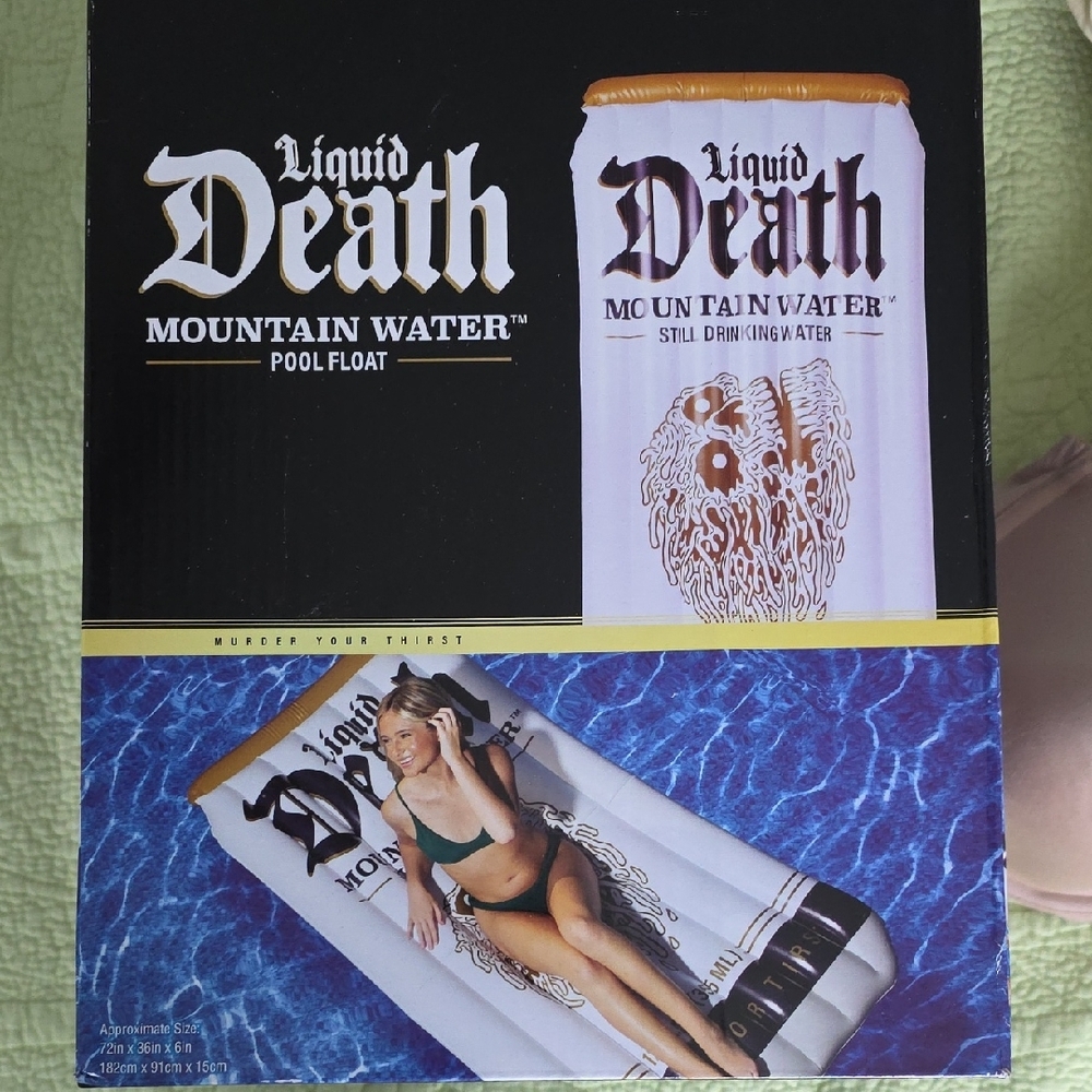 Liquid Death Pool Float - Picture 2 of 5